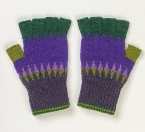 Eribe Alloa Fingerless Gloves - Violetta